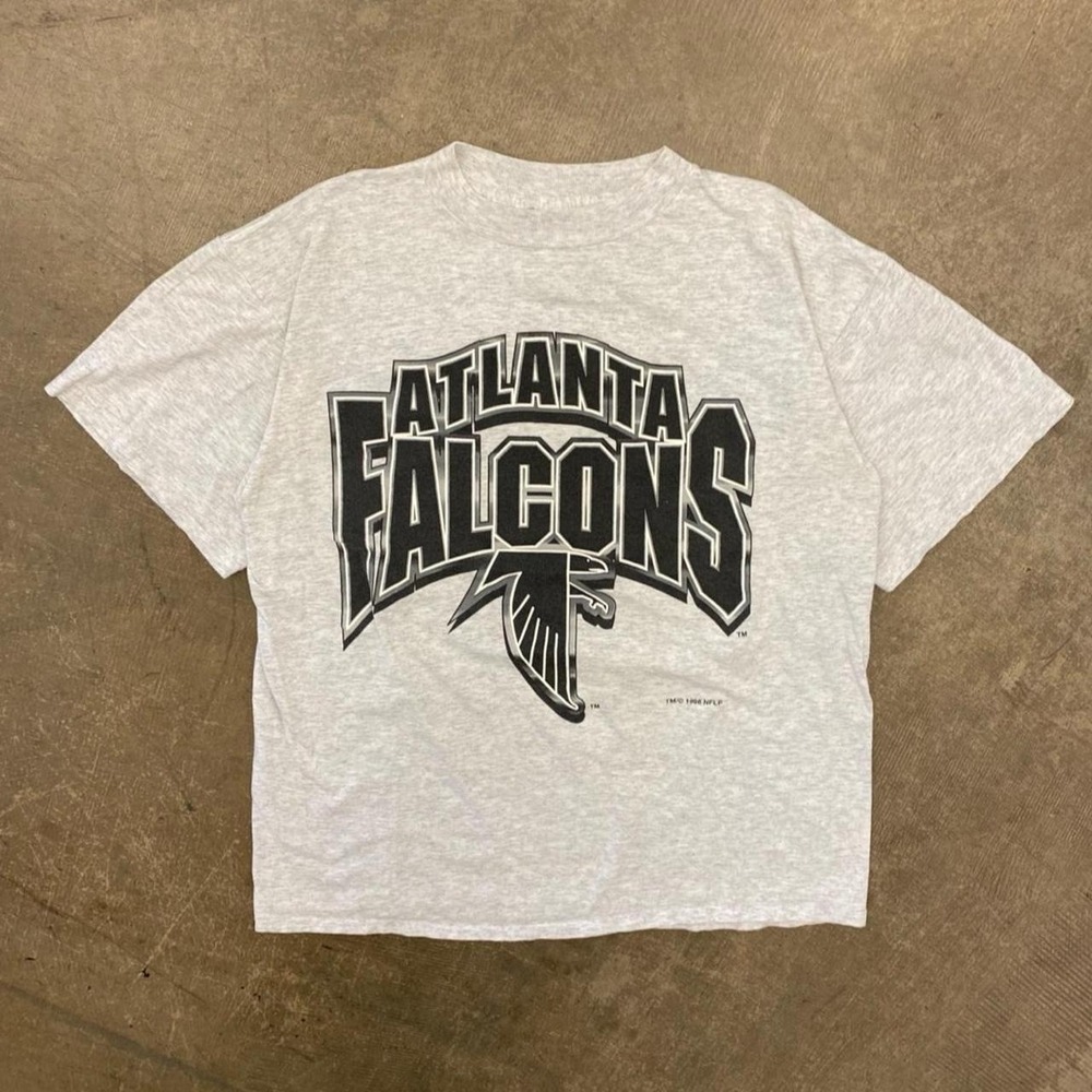Vintage Atlanta Falcons NFL Logo 7 90s T-Shirt Size Large